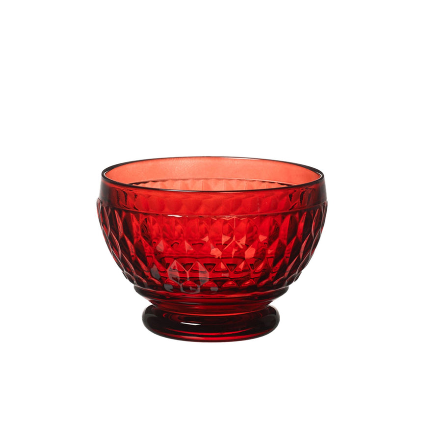Villeroy & Boch Boston Coloured Dessert Bowl Set of 4 in Red - Image 02
