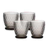 Villeroy & Boch Boston Coloured Water and Cocktail Tumbler 330ml Set of 4 Grey - Image 01