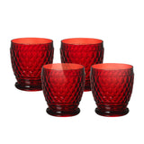 Villeroy & Boch Boston Coloured Water and Cocktail Tumbler 330ml Set of 4 Red - Image 01