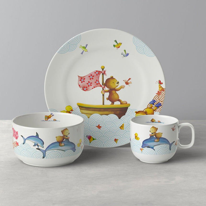 Villeroy & Boch Happy as a Bear Dinner Set 3 Piece - Image 03