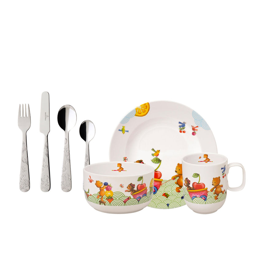 Villeroy & Boch Hungry as a Bear Dinner Set 7 Piece - Image 01