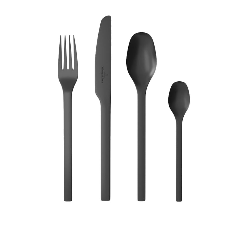 Villeroy & Boch Manufacture Rock 16 Piece Cutlery Set - Image 01