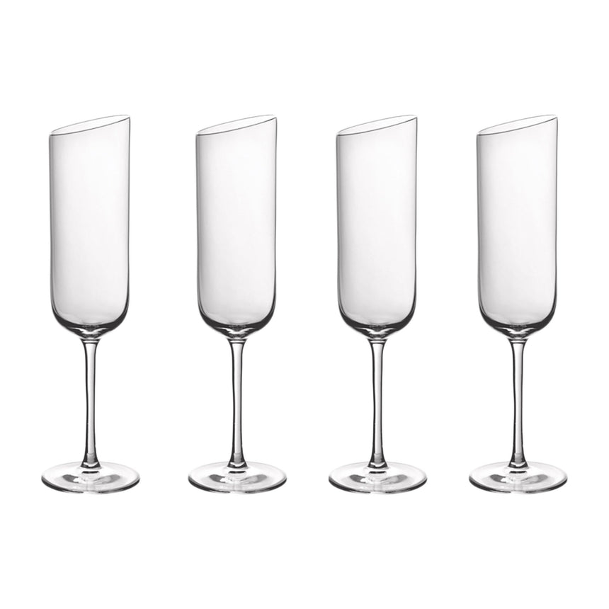 Villeroy & Boch NewMoon Champagne Flute 170ml Set of 4 - Image 01