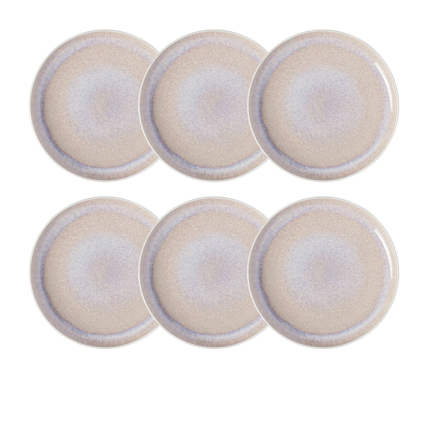 Villeroy & Boch Perlemor Dinner Plate Set of 6 Sand - Image 01