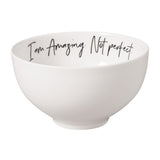 Villeroy & Boch Statement I Am Amazing Not Perfect Bowl 14cm - Image 01