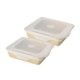 W&P Brownie Stretch Lid Set of 2 - Image 01