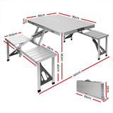 Weisshorn Camping Table 85x66cm - Image 03