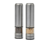 Westinghouse Deluxe Electric Salt and Pepper Mill Set Stainless Steel - Image 01