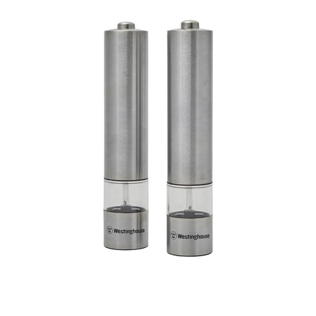 Westinghouse Electric Salt and Pepper Mill Set Stainless Steel - Image 01