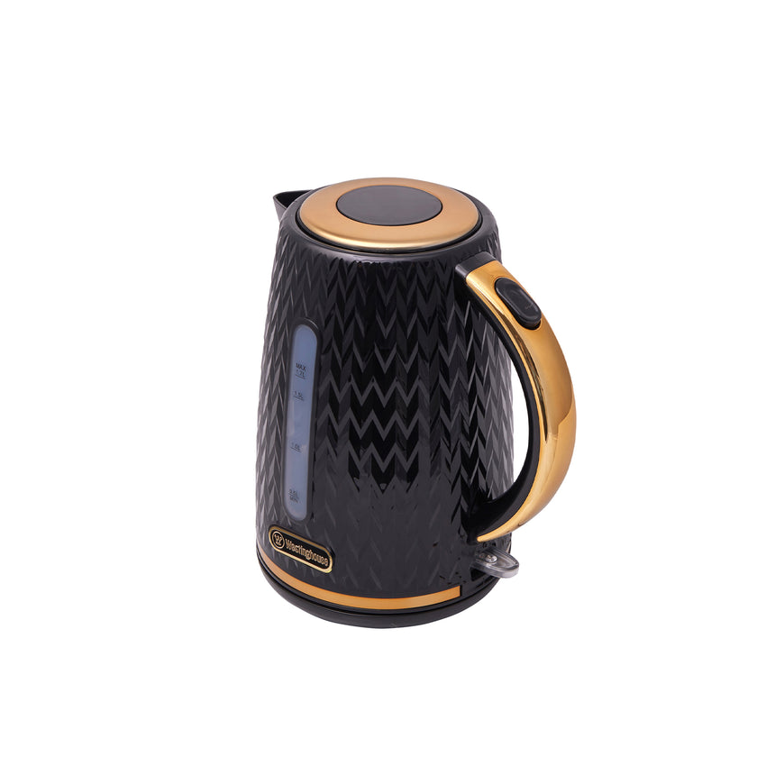 Westinghouse Kettle and Toaster Pack Black - Zigzag Pattern - Image 03