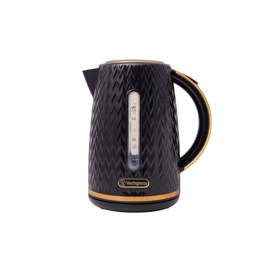 Westinghouse Kettle and Toaster Pack Black - Zigzag Pattern - Image 04