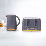 Westinghouse Kettle and Toaster Pack Grey - Zigzag Pattern - Image 02