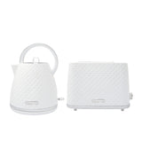 Westinghouse Kettle and Toaster Pack in White Diamond Pattern - Image 01