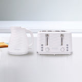 Westinghouse Kettle and Toaster Pack White - Wave Pattern - Image 02