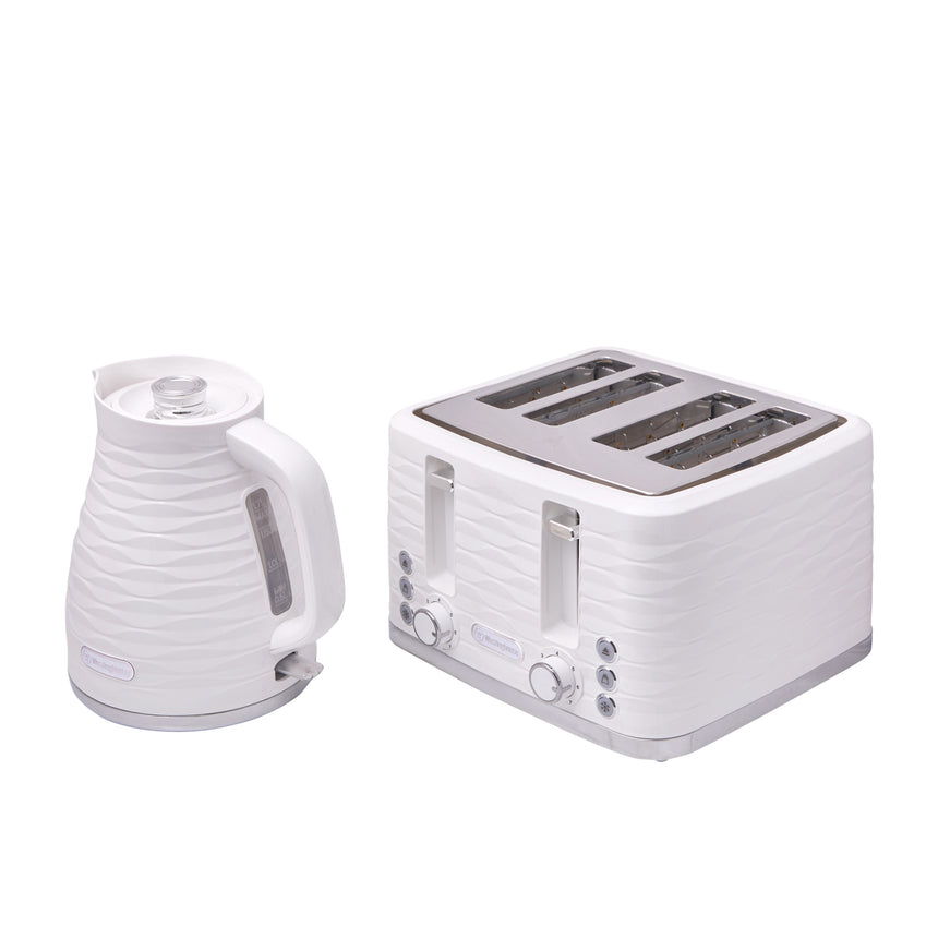 Westinghouse Kettle and Toaster Pack White - Wave Pattern - Image 03