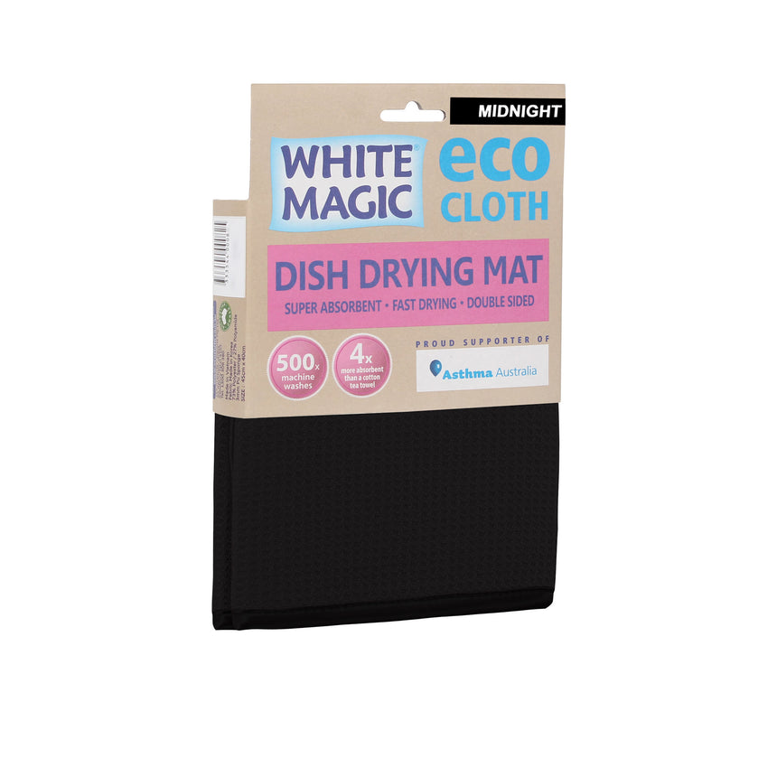 White Magic Eco Cloth Dish Drying Mat Midnight 45x40cm - Image 02