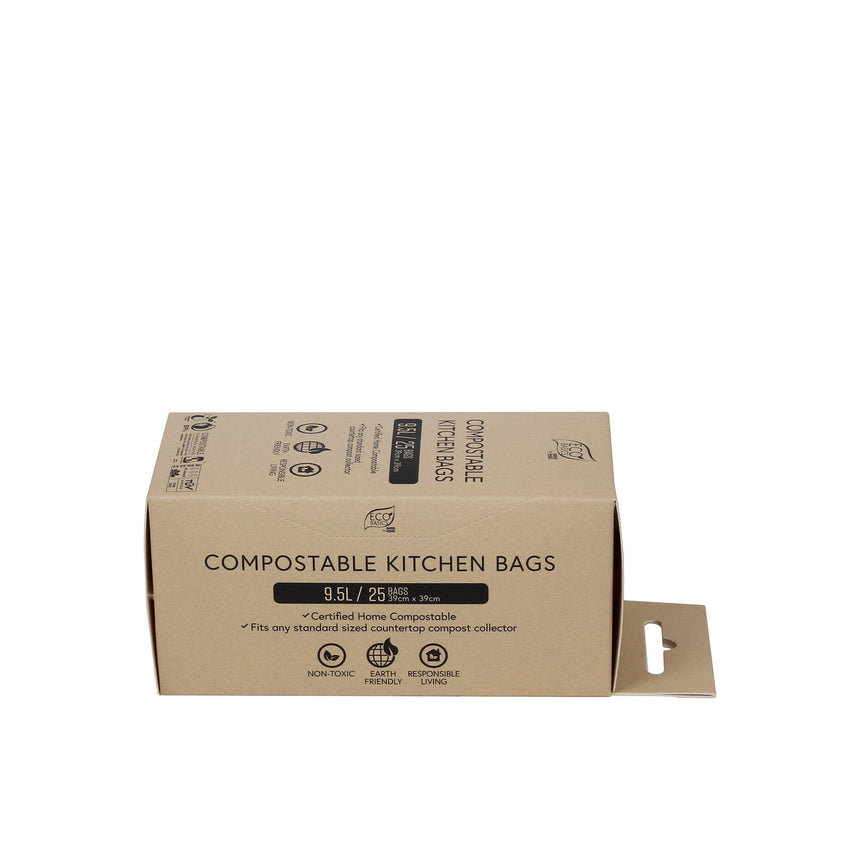 White Magic Compostable Kitchen Bags 9.5 Litre 25 Bags - Image 04