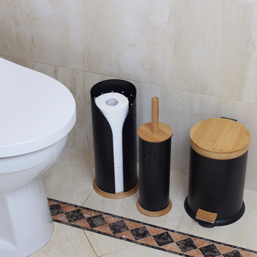 White Magic 3 in 1 Bathroom Set in Black - Image 04