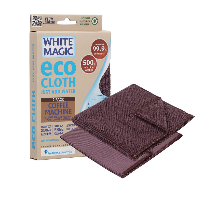 White Magic Eco Cloth Coffee Machine 2 Pack - Image 01