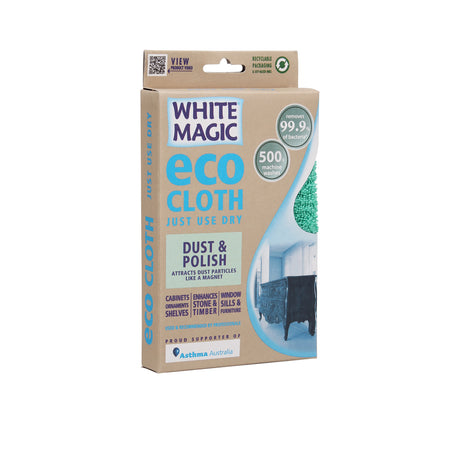 White Magic Microfibre Dust & Polish Eco-Cloth - Image 02