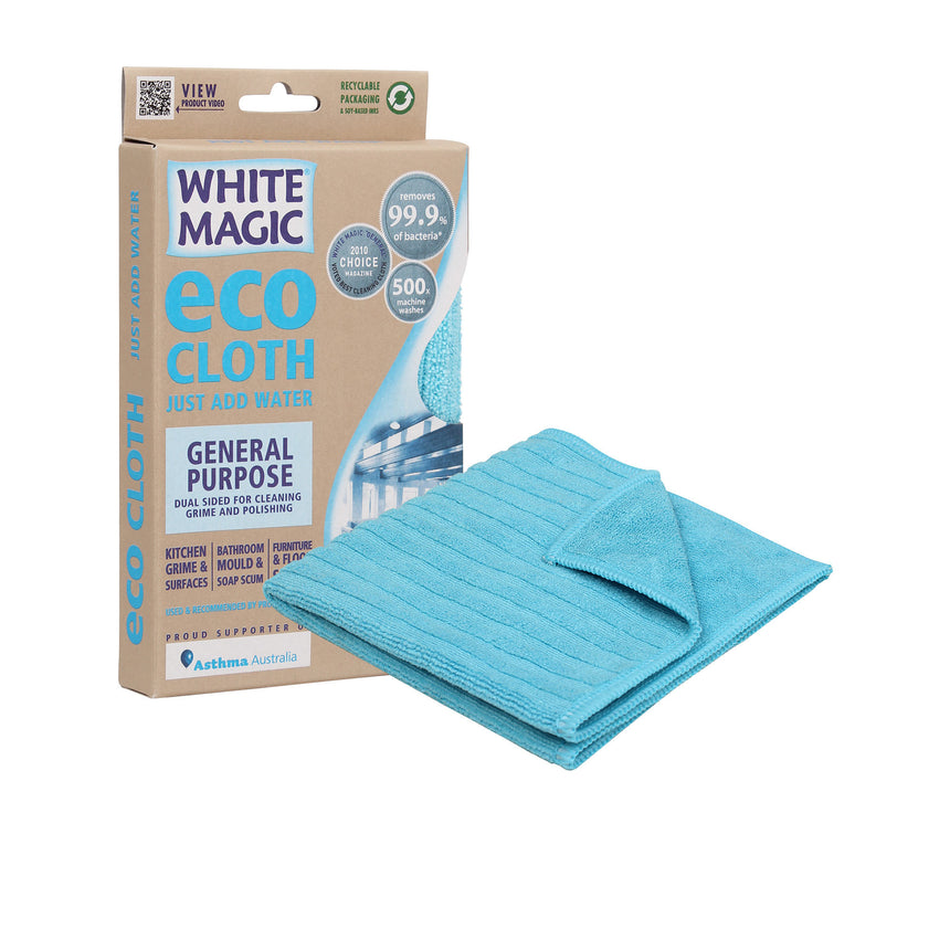 White Magic Microfibre General Purpose Eco-Cloth - Image 01