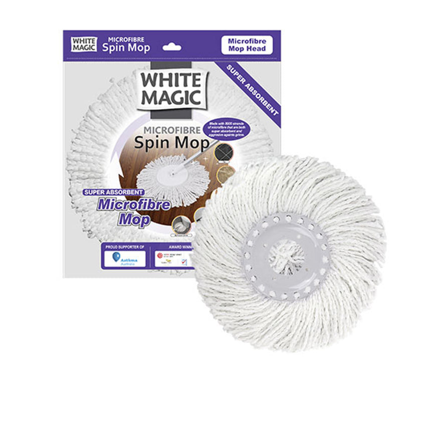 White Magic Spin MopMicrofibre Mop Head (original) - Image 01