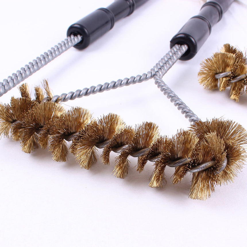 White Magic Small Brass Spiral Barbecue Brush - Image 03