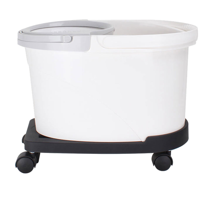 White Magic Spin Mop Trolley in Black - Image 03