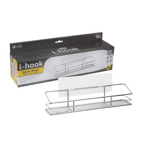 White Magic I-Hook Kitchen Spice Rack - Image 01