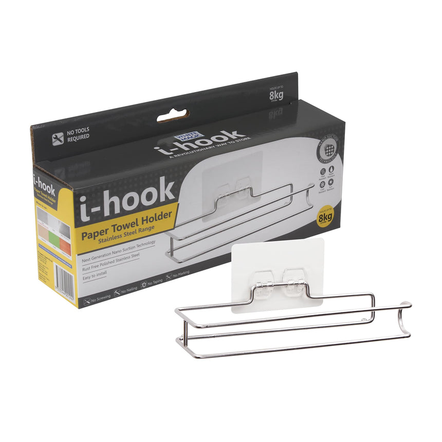 White Magic i-hook Kitchen Paper Towel Holder - Image 02