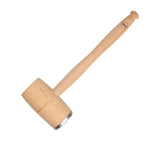 Wild Wood Wooden Meat Hammer Metal End Beech 28cm - Image 01