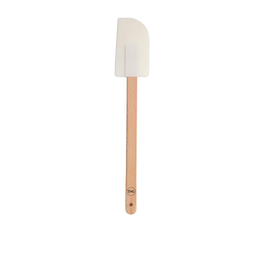 Wild Wood Wooden Spatula with Silicone Head Beech 28.5cm - Image 02