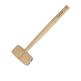 Wild Wood Wooden Meat Hammer Metal End Beech 28cm - Image 01