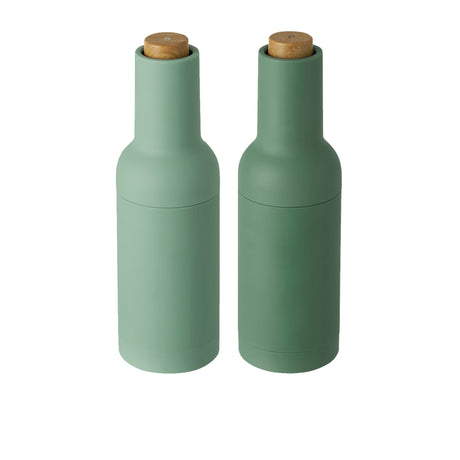 Wilkie Brothers Electric Gravity Salt & Pepper Grinder Set of 2 Eucalyptus Green - Image 01