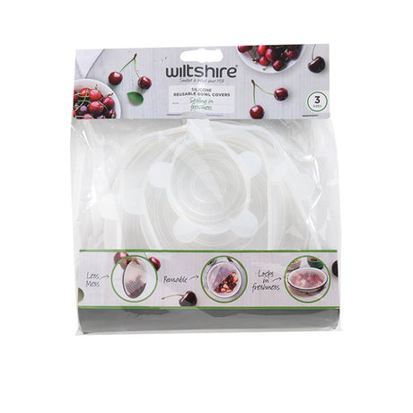 Wiltshire Silicone Bowl Covers 3 Piece Set - Image 02