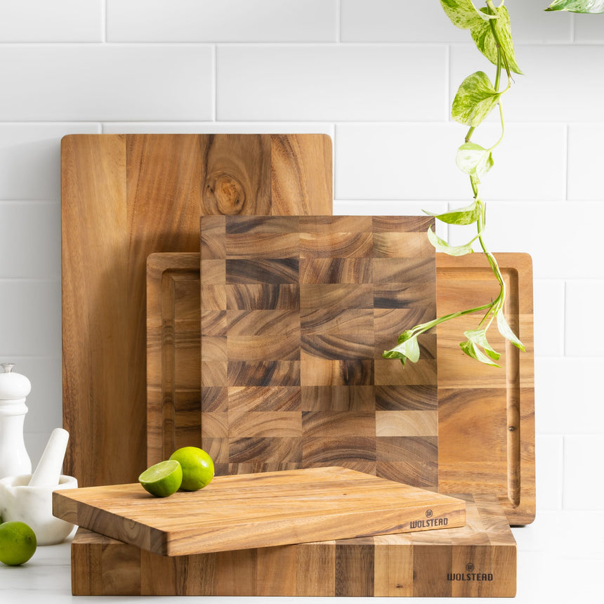 Wolstead Bonn End Grain Chopping Board 40x30cm - Image 03