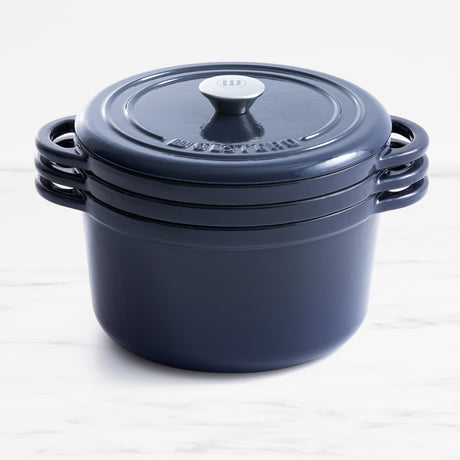 Wolstead Endure Stackable Casserole 4 Piece Set Navy - Image 01