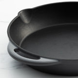 Wolstead Endure Round Enamel Cast Iron Frypan 26cm Grey - Image 03