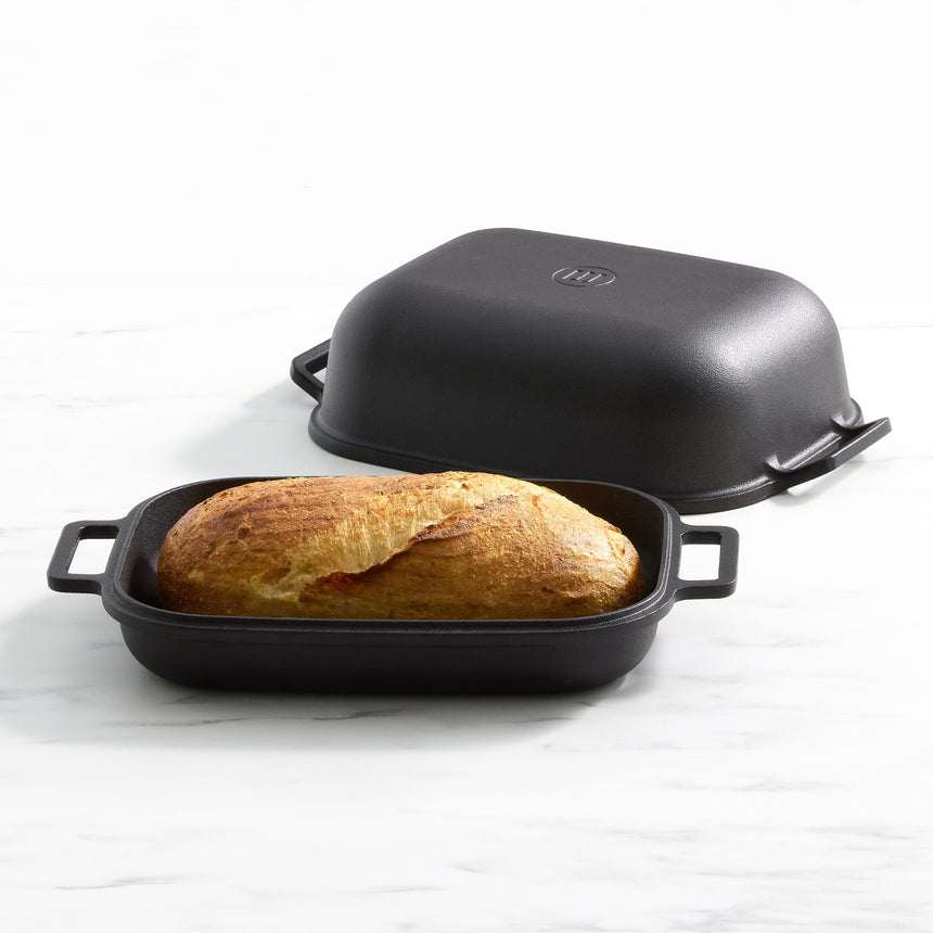 Wolstead Endure Seasoned Cast Iron Bread Baking Pan 39x25cm - Image 03