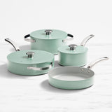 Wolstead Mineral 4 Piece Non Stick Cookware Set Mint - Image 01