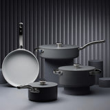 Wolstead Mineral 4 Piece Non Stick Cookware Set Grey - Image 02