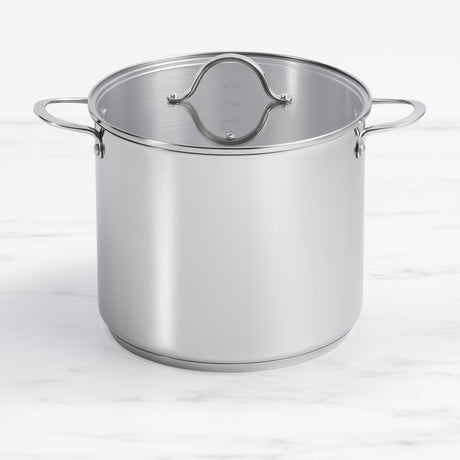 Wolstead Steeltek Stainless Steel Stockpot with Lid 26cm 11L - Image 01