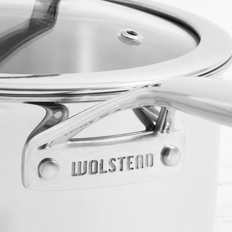 Wolstead Superior Steel Saucepan with Lid 16cm - Image 02
