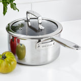 Wolstead Superior Steel Saucepan with Lid 16cm - Image 04