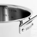 Wolstead Superior Steel Saucepan with Lid 18cm - Image 03