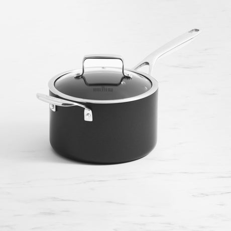 Wolstead Superior+ Non Stick Saucepan with Lid and Helper Handle 20cm 3.8L - Image 01
