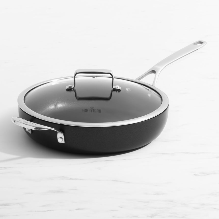Wolstead Superior+ Saute Pan with Lid and Helper Handle 30cm 4.1L - Image 01