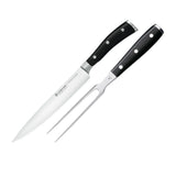 Wusthof Classic Ikon 2 Piece Carving Knife Set - Image 01