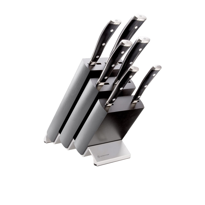 Wusthof Classic Ikon 7 Piece Knife Block Set - Image 01