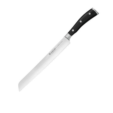 Wusthof Classic Ikon Double Serrated Bread Knife 23cm - Image 01